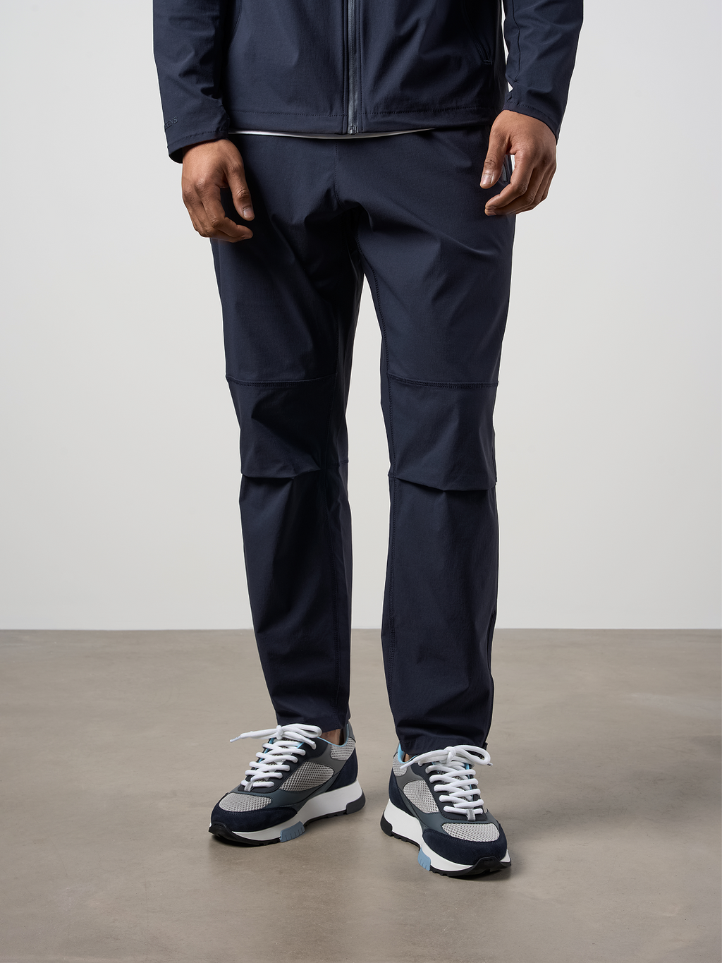 Woven Tech Track Pants Navy