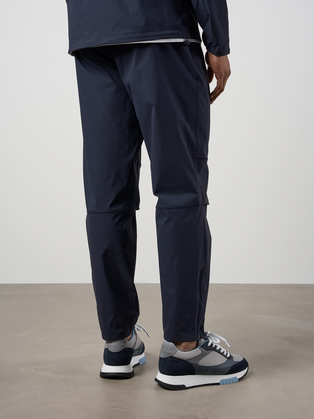 Woven Tech Track Pants Navy