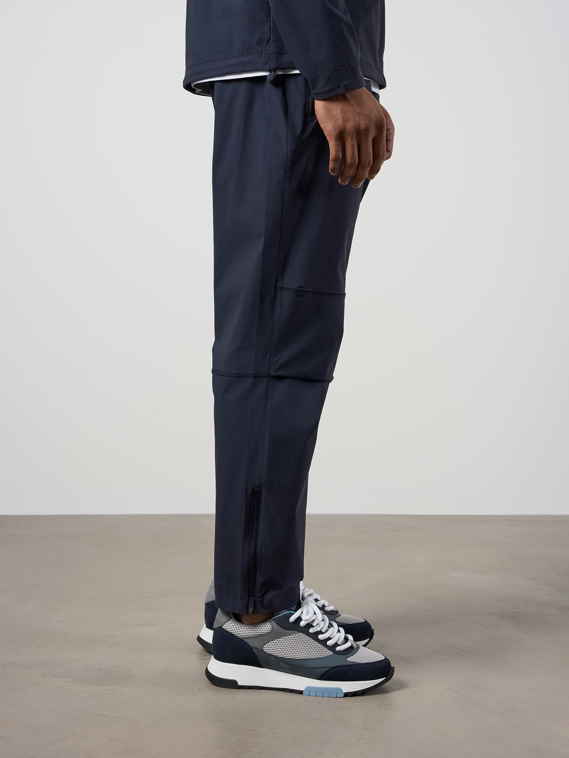 Woven Tech Track Pants Navy