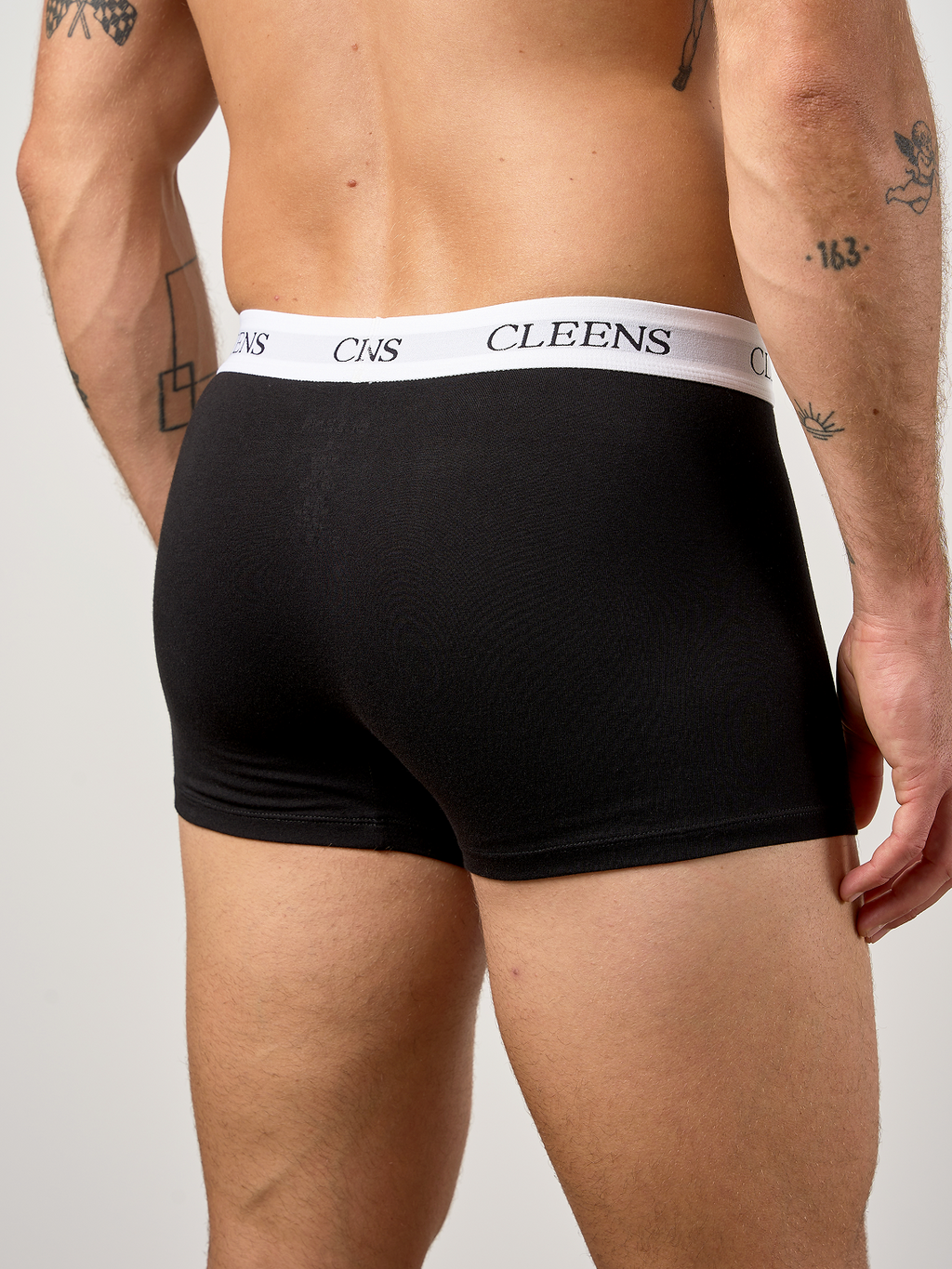 3 Pack Cotton Stretch Boxer Shorts Black