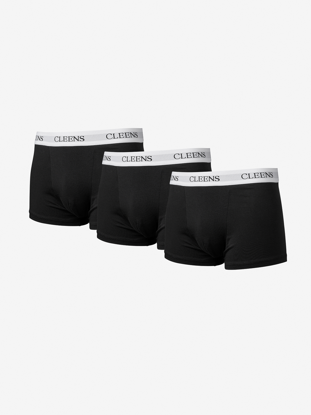 3 Pack Cotton Stretch Boxer Shorts Black
