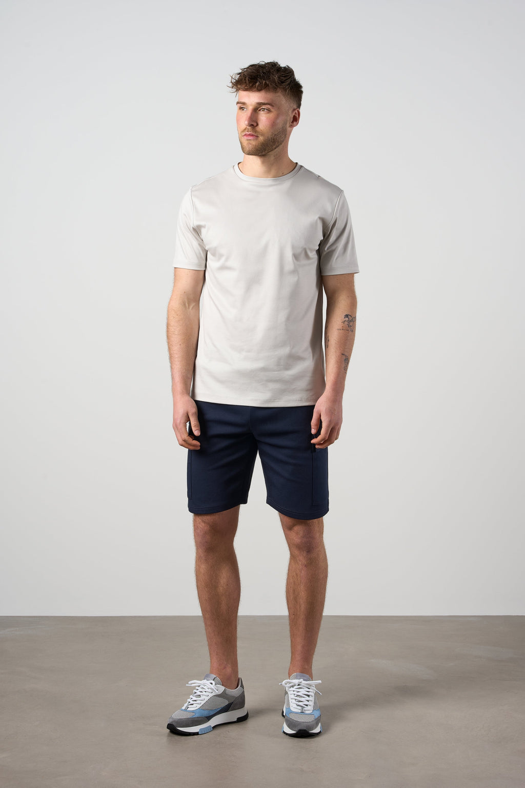 Tech Interlock Shorts Navy