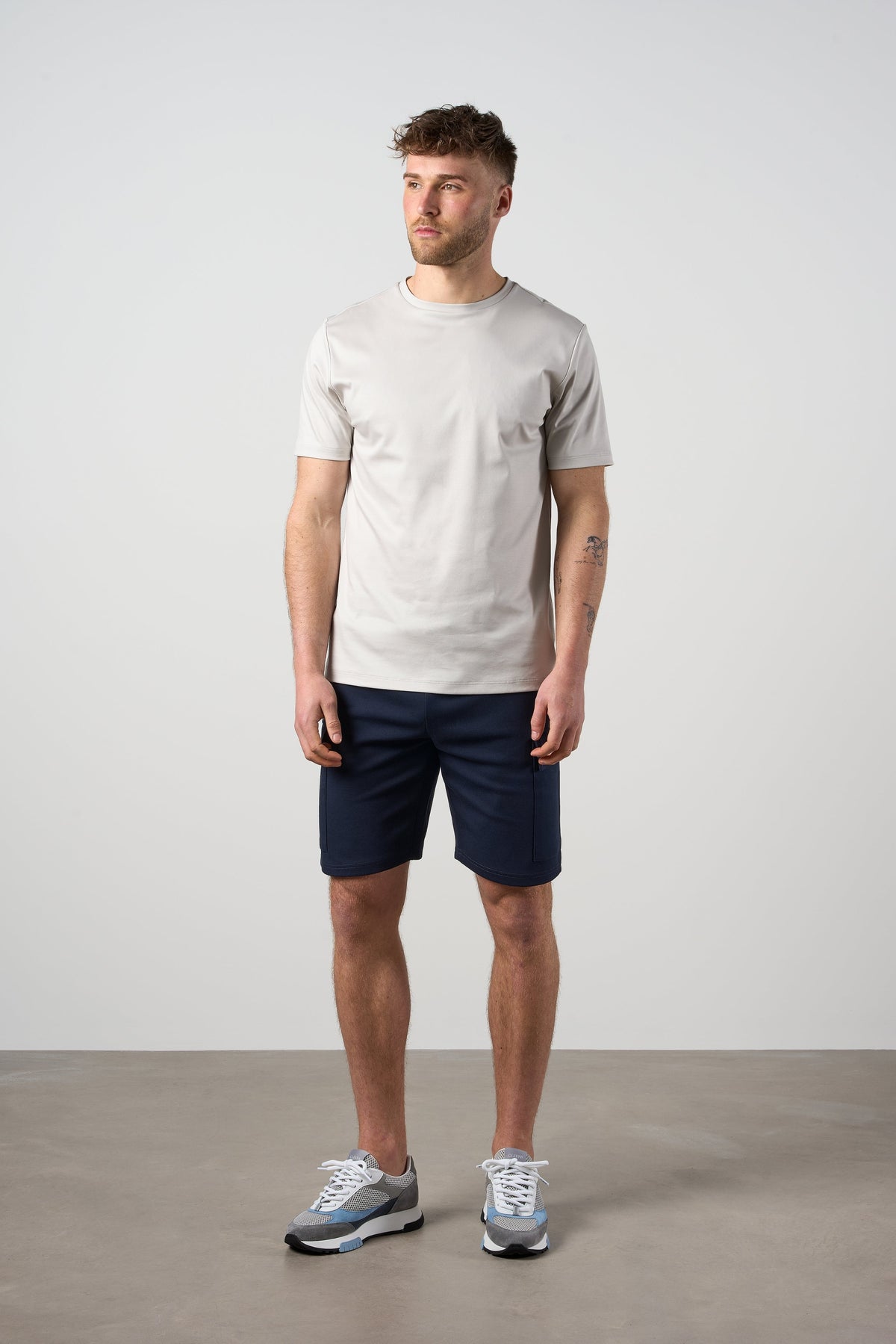 Tech Interlock Shorts Navy
