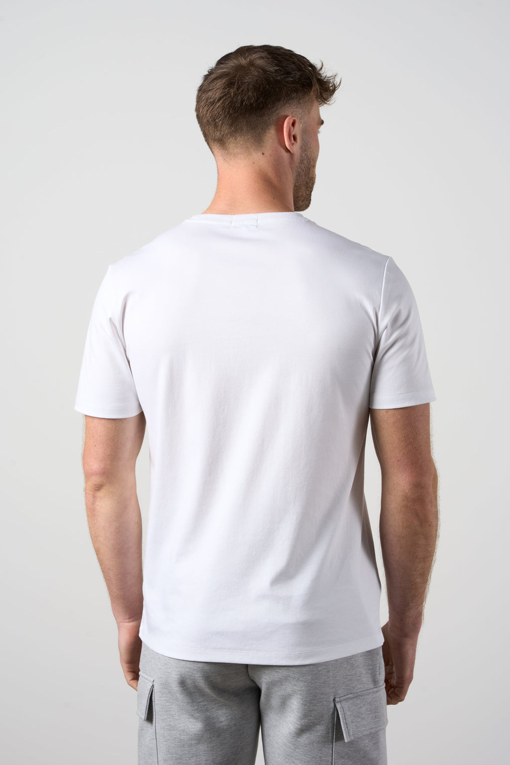 Mercerised Cotton T-shirt White