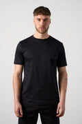 Mercerised Cotton T-shirt Black