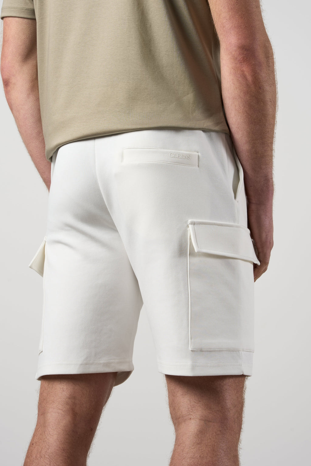 Tech Interlock Shorts Off White