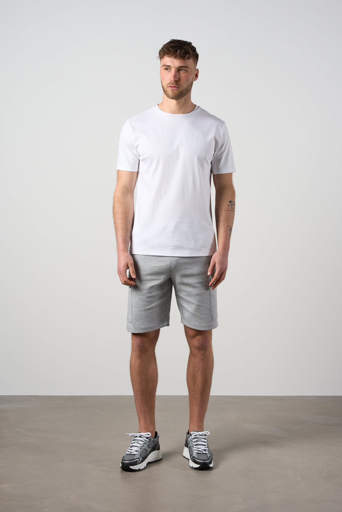 Mercerised Cotton T-shirt White