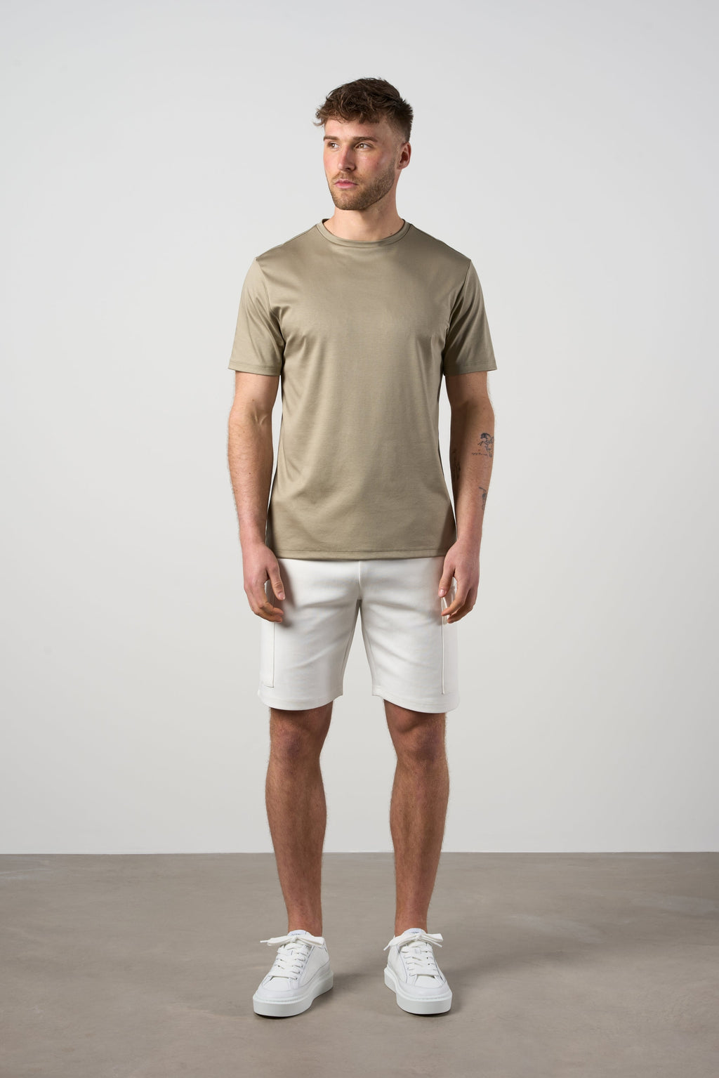 Tech Interlock Shorts Off White