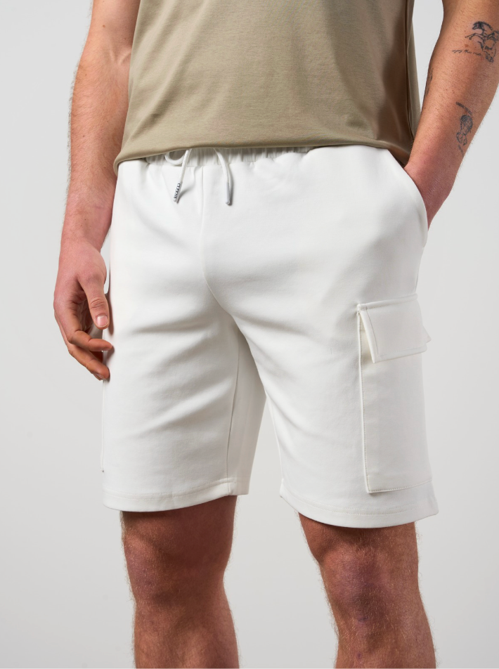 Tech Interlock Shorts Off White
