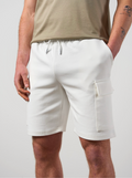 Tech Interlock Shorts Off White