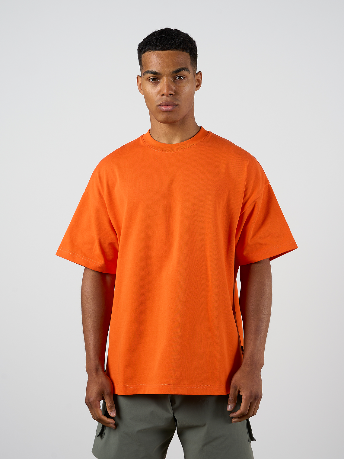 Bird Graphic T-shirt Orange