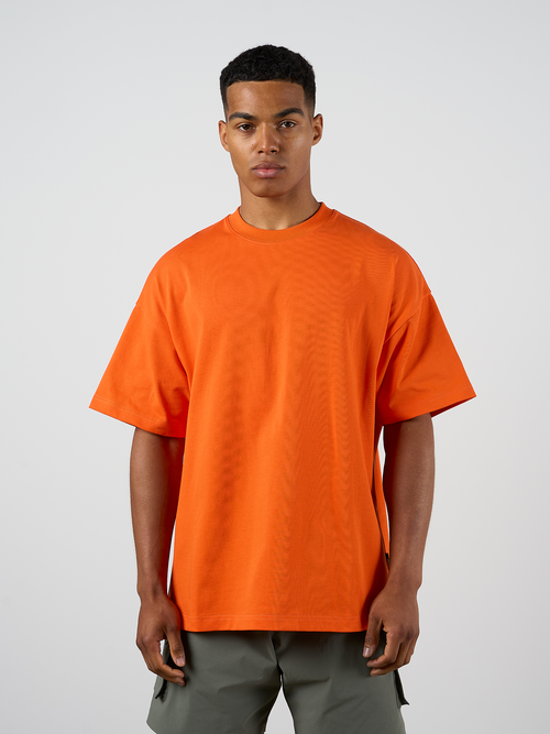 Bird Graphic T-shirt Orange