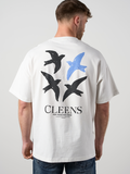 Bird Graphic T-shirt Off White