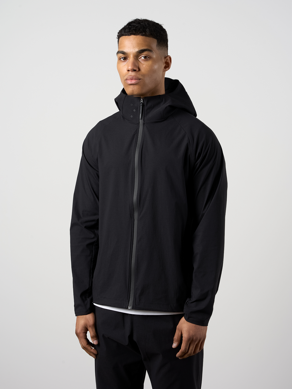 Woven Tech Windrunner Jacket Black