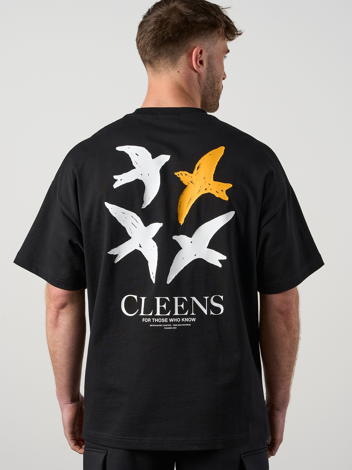 Bird Graphic T-shirt Black