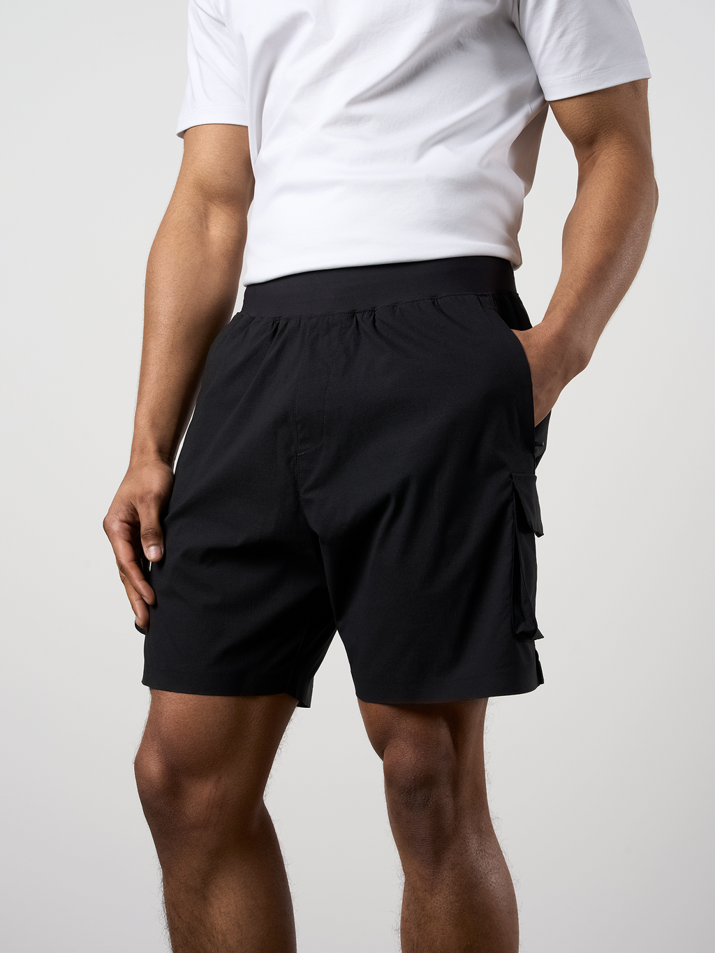 Woven Tech Shorts Black