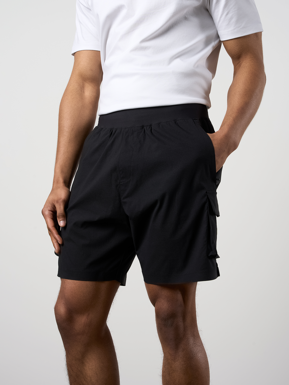 Woven Tech Shorts Black