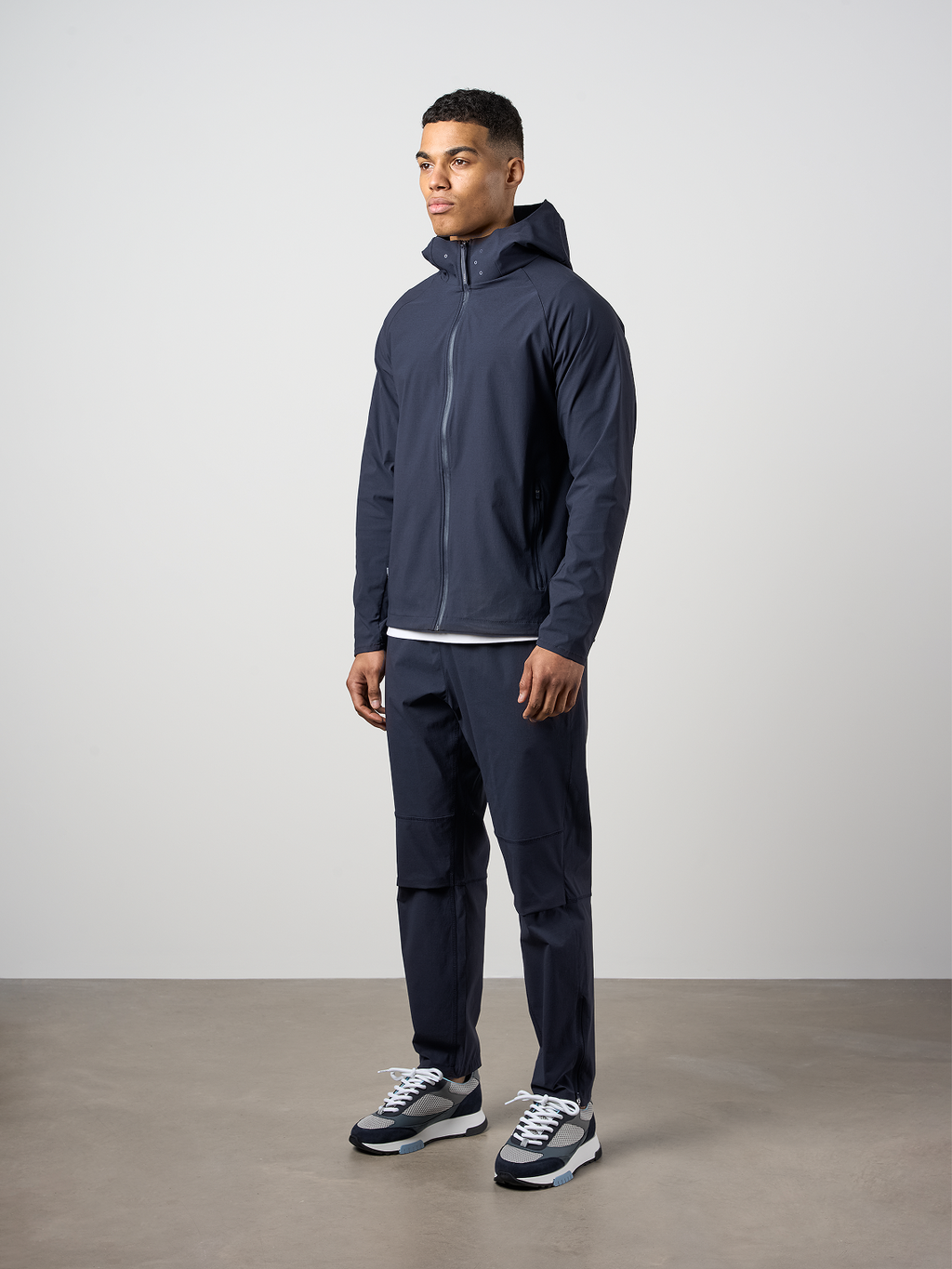 Woven Tech Track Pants Navy