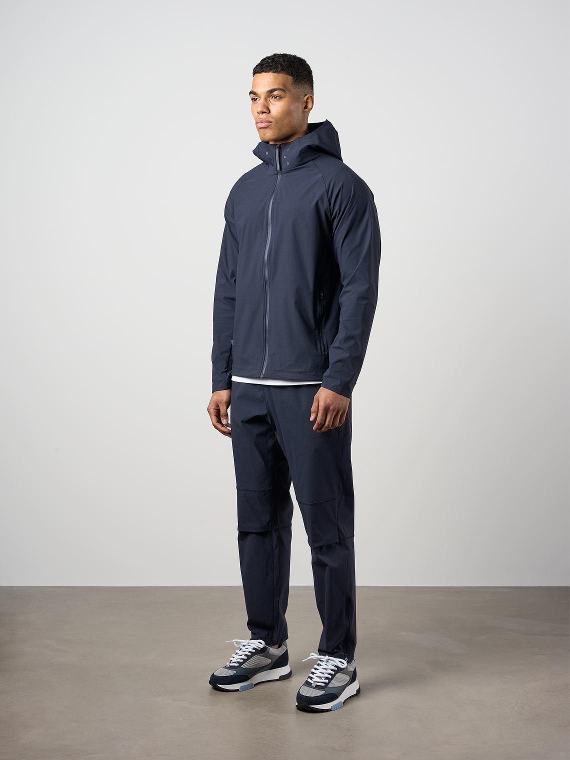 Woven Tech Track Pants Navy