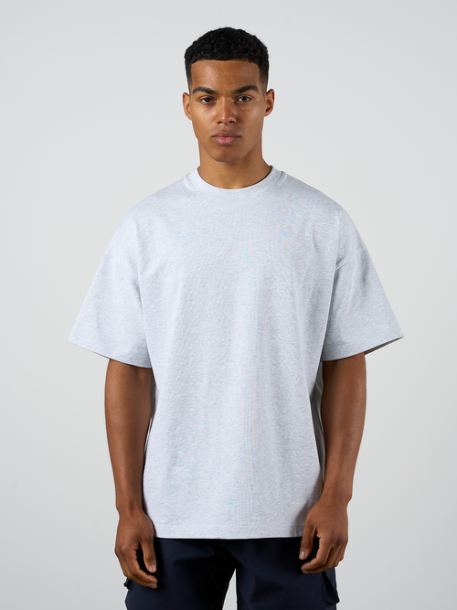 Bird Graphic T-shirt Grey Marl