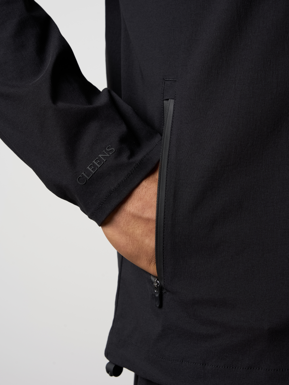 Woven Tech Windrunner Jacket Black