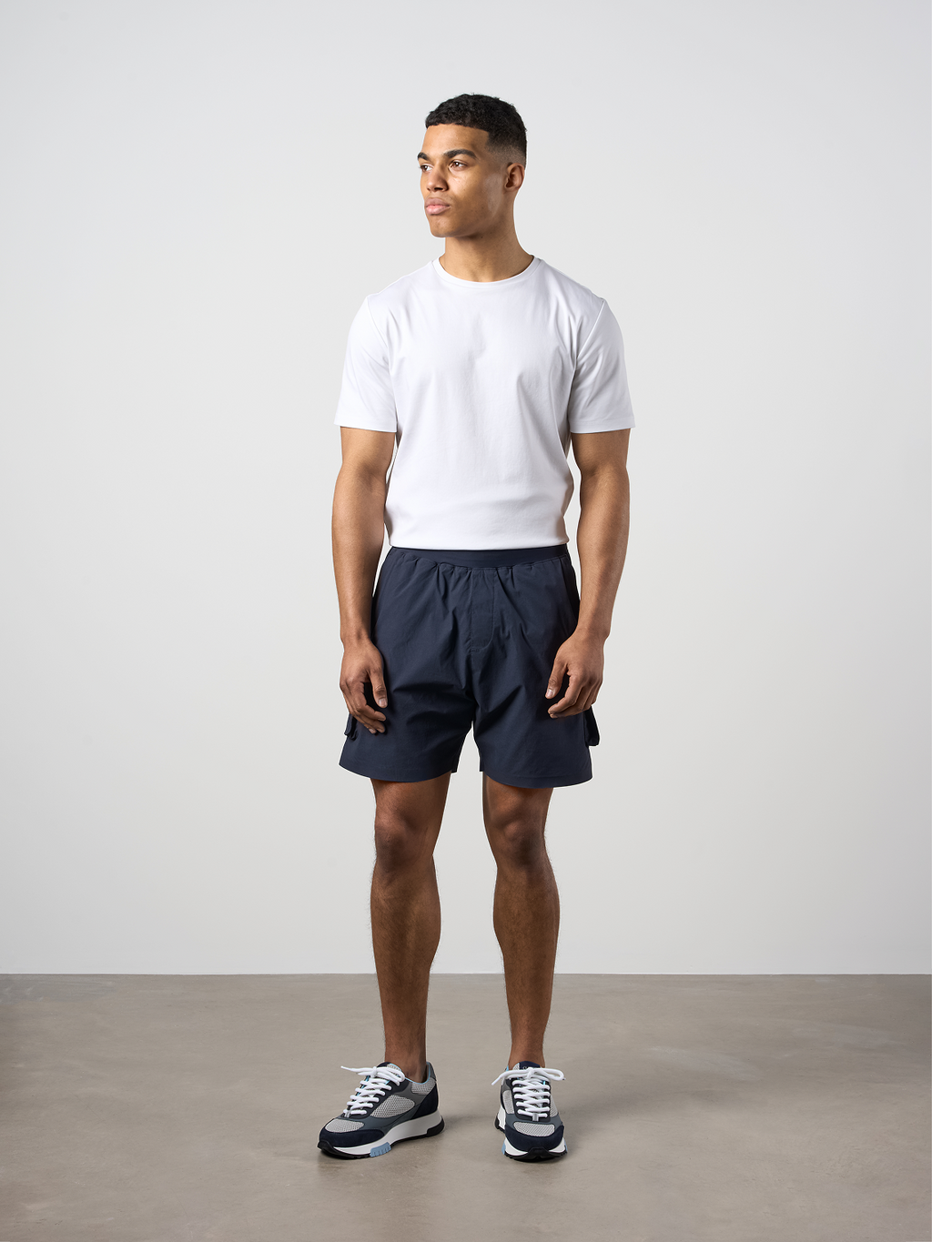 Woven Tech Shorts Navy