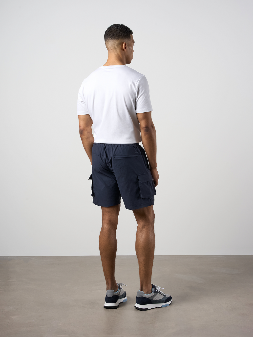 Woven Tech Shorts Navy