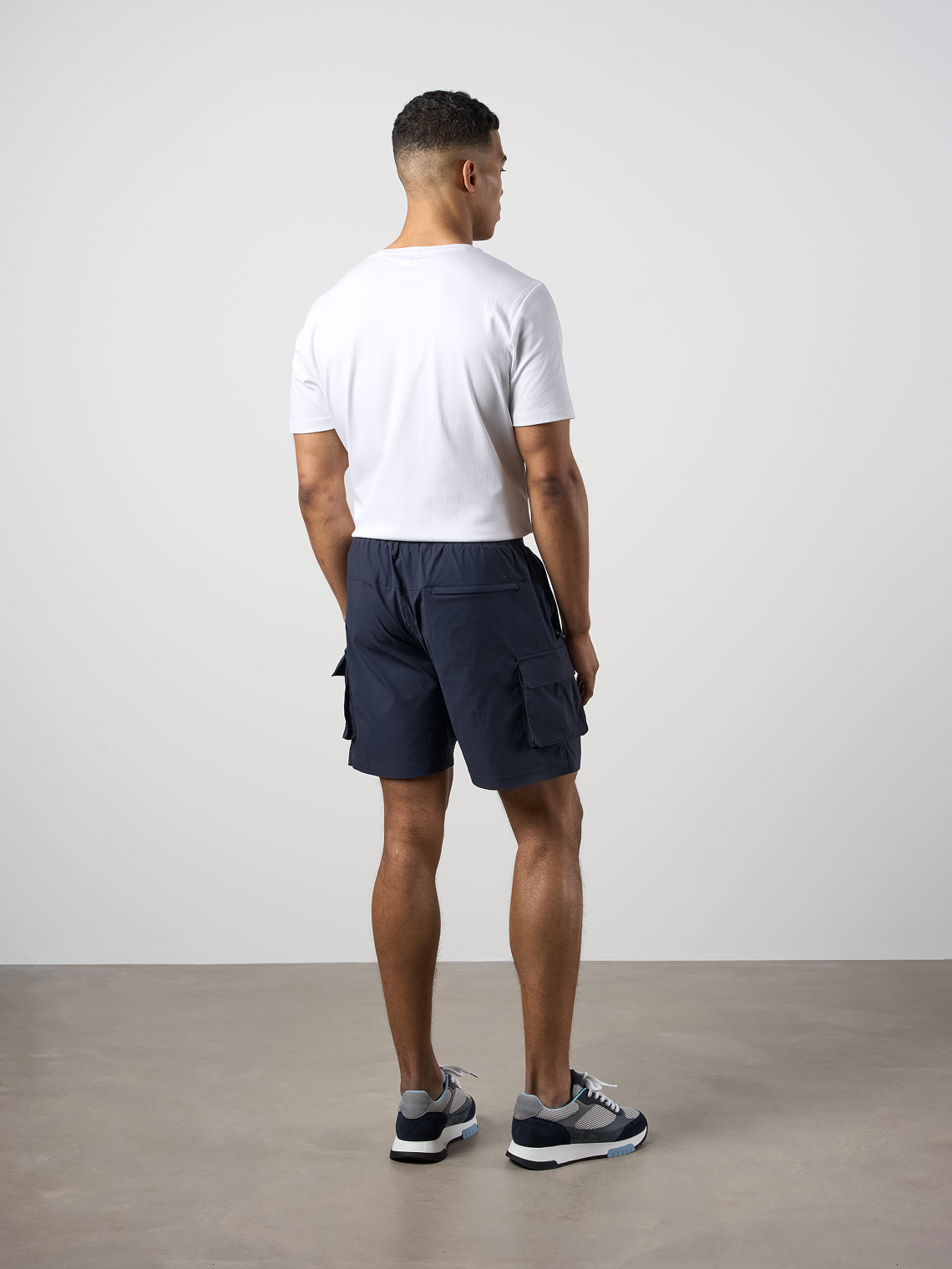 Woven Tech Shorts Navy