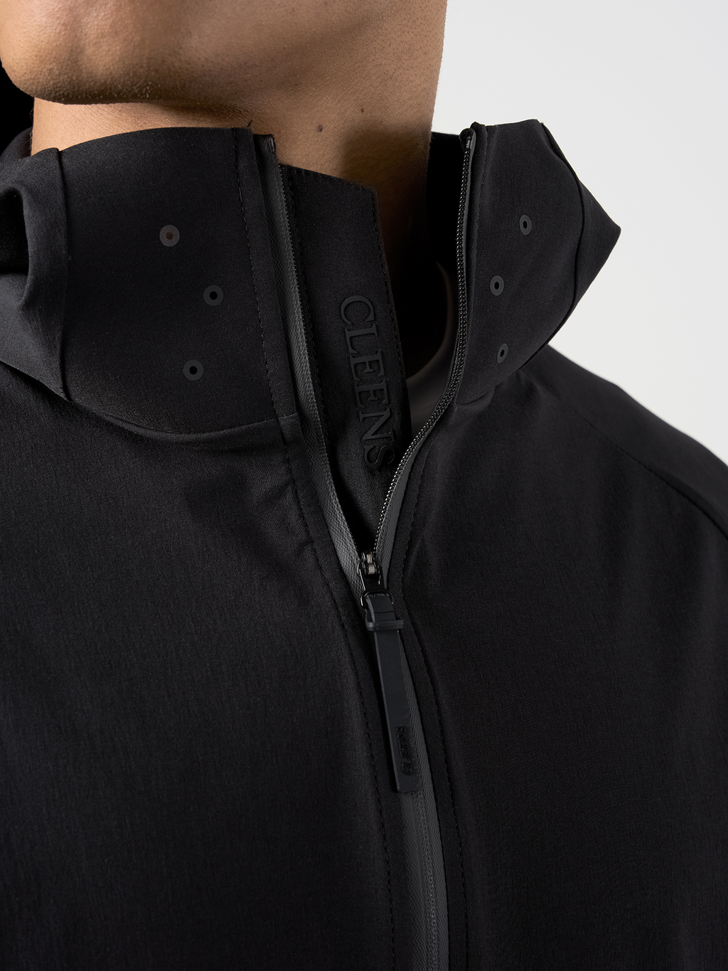 Woven Tech Windrunner Jacket Black