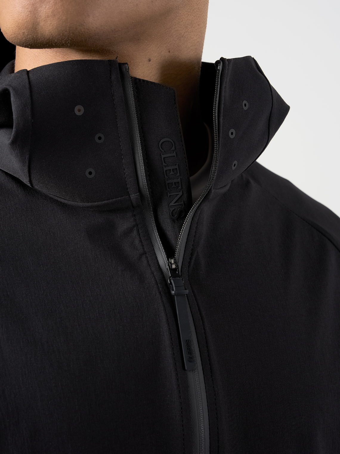 Woven Tech Windrunner Jacket Black
