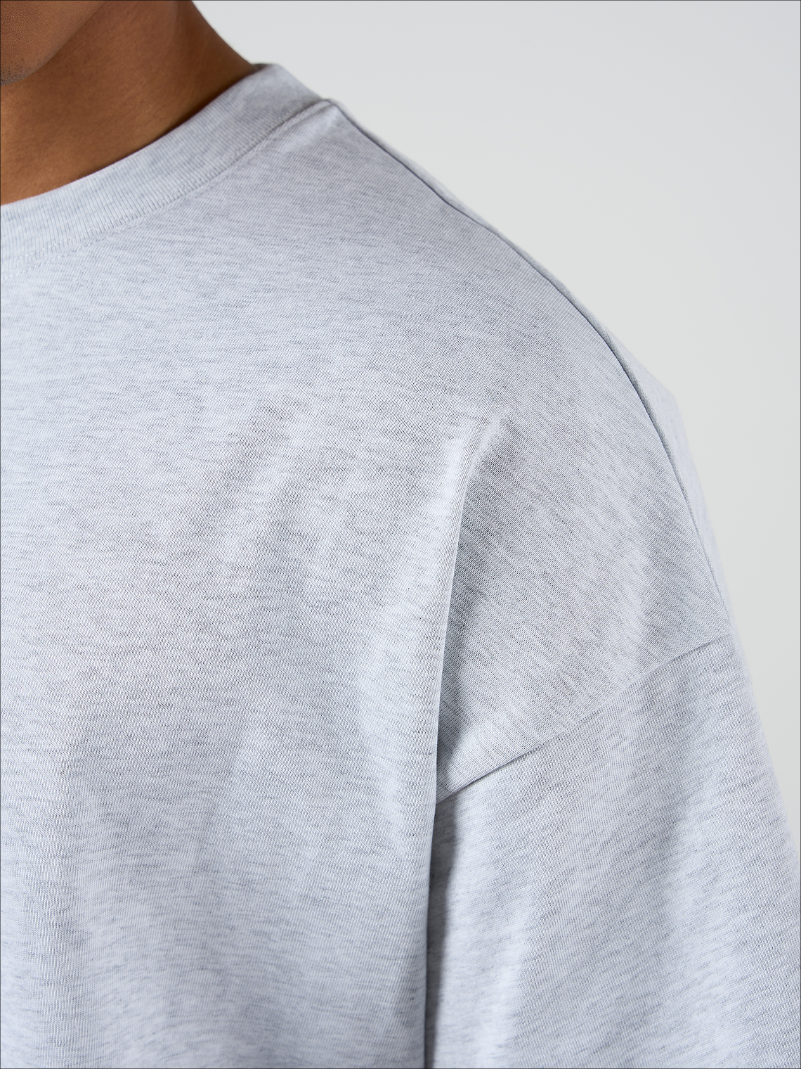 Bird Graphic T-shirt Grey Marl