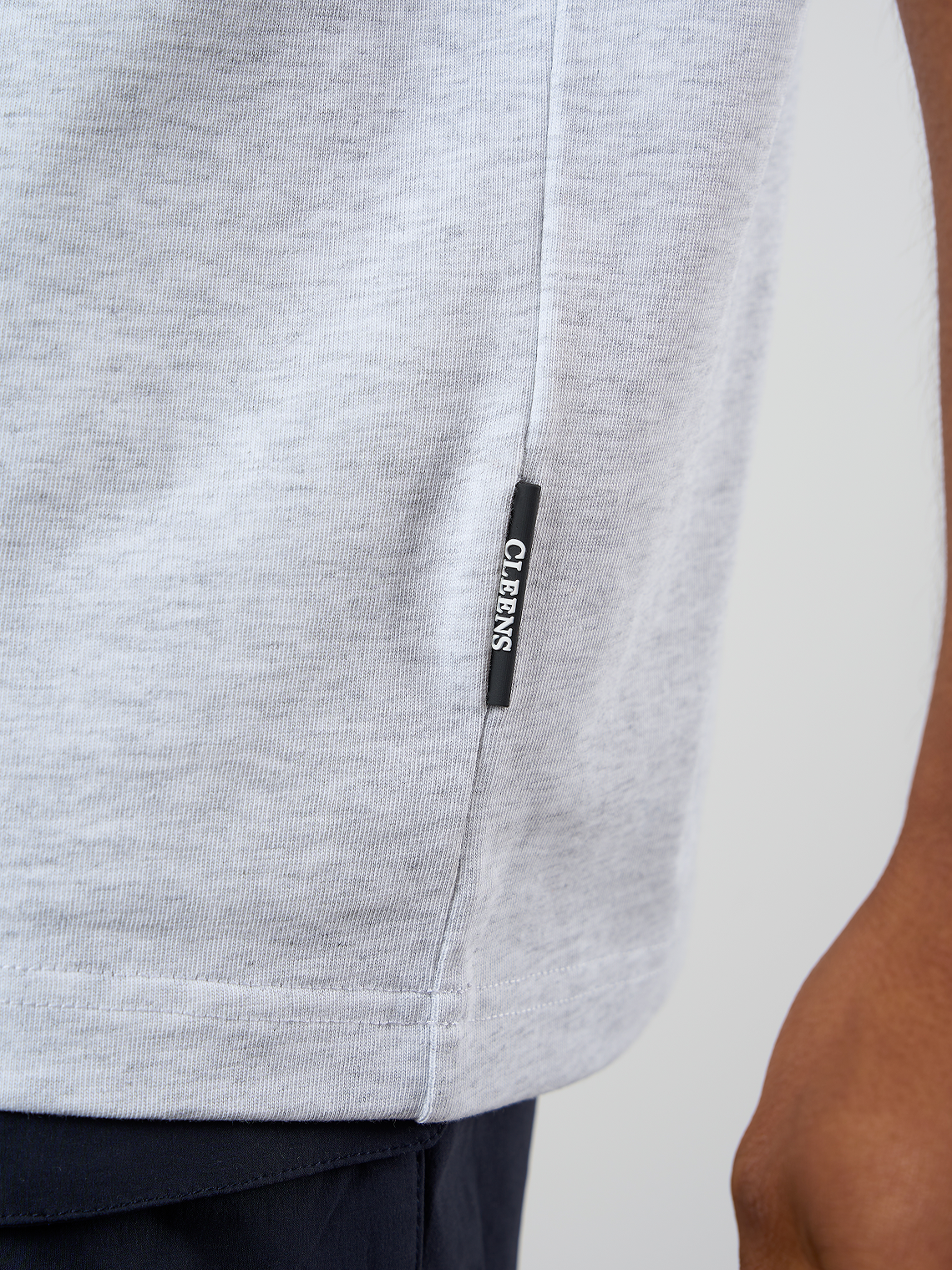 Bird Graphic T-shirt Grey Marl
