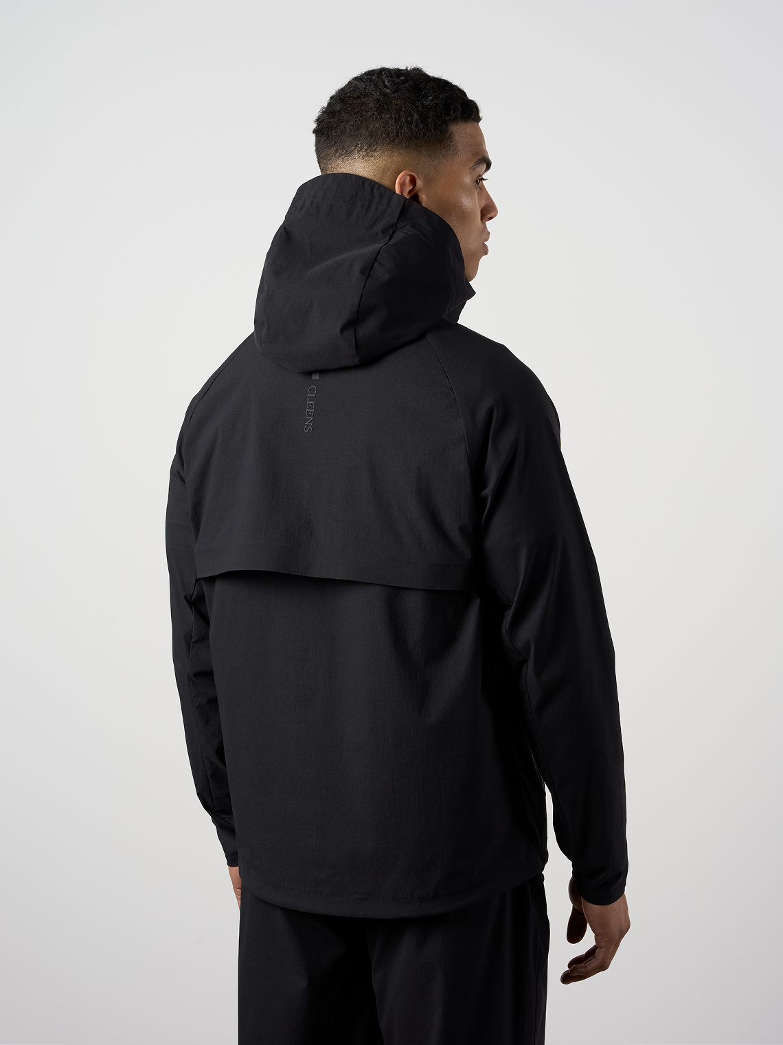 Woven Tech Windrunner Jacket Black