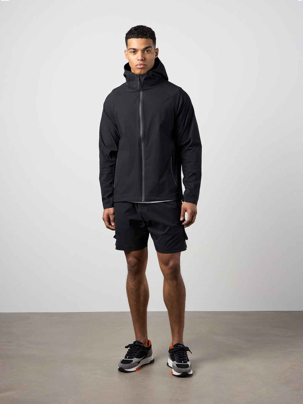 Woven Tech Windrunner Jacket Black