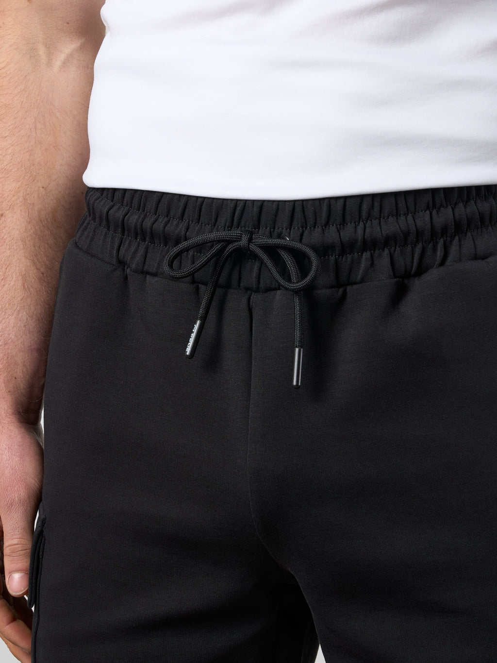 Tech Interlock Shorts Black