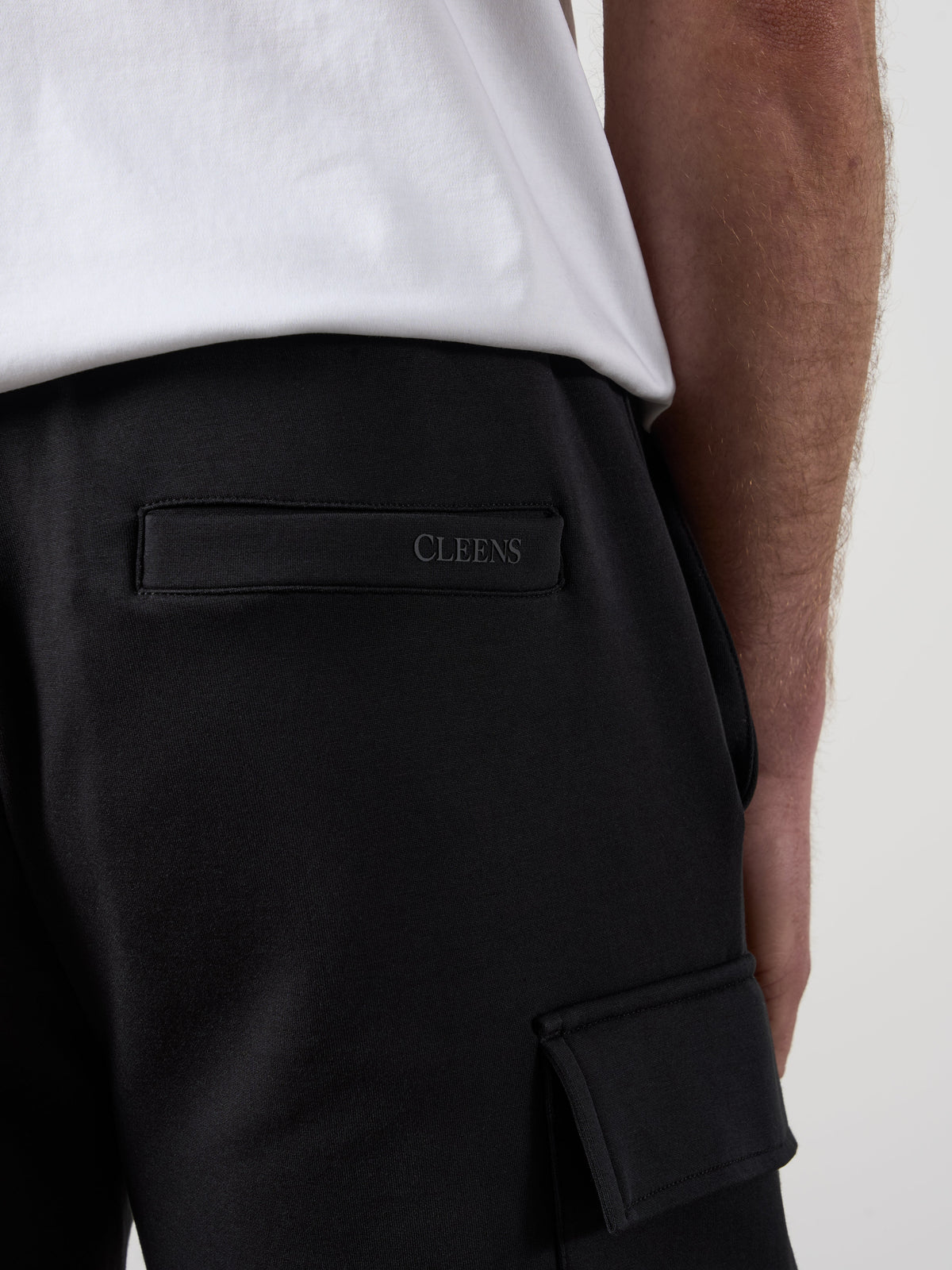 Tech Interlock Shorts Black
