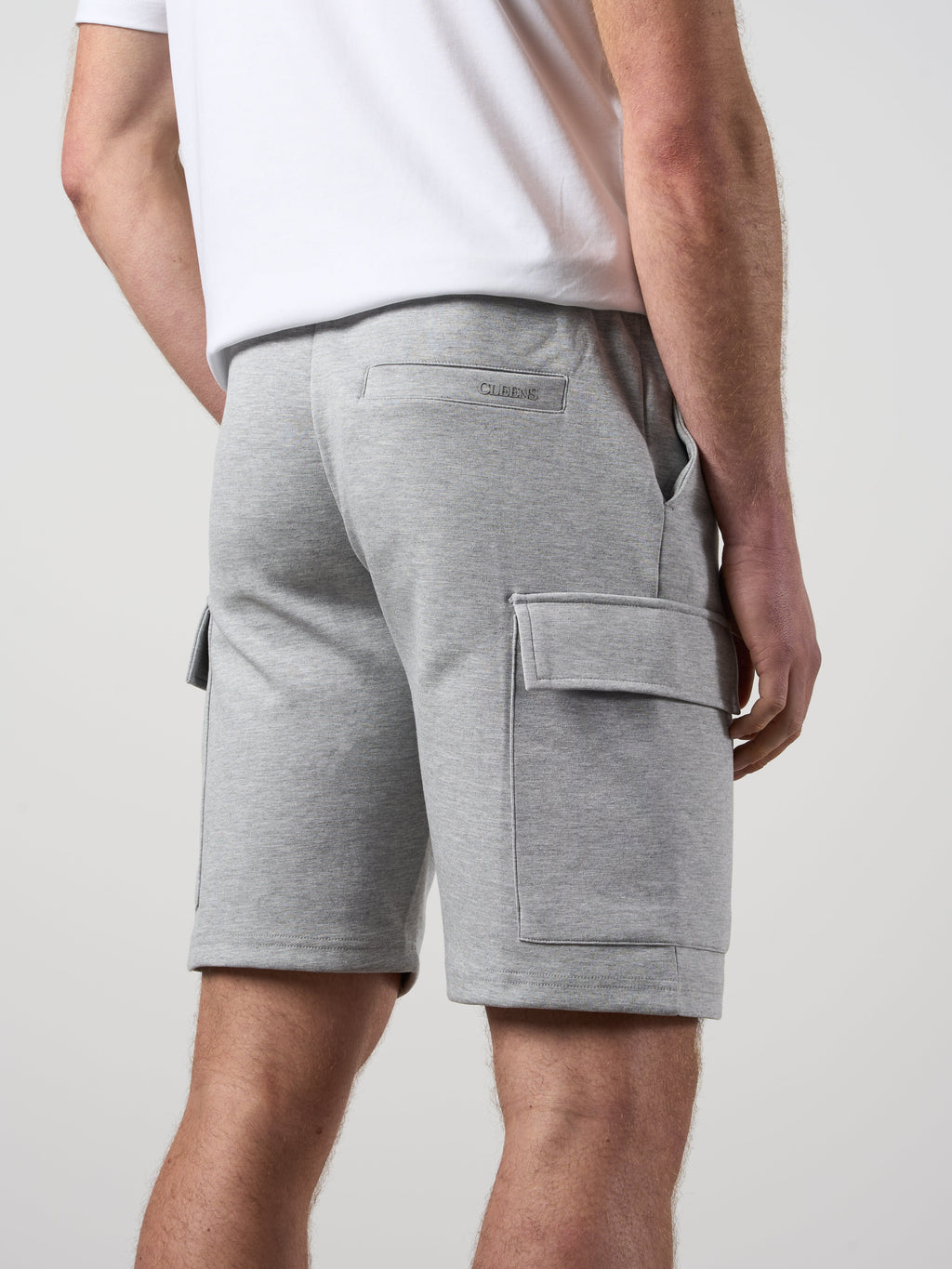 Tech Interlock Shorts Grey Heather