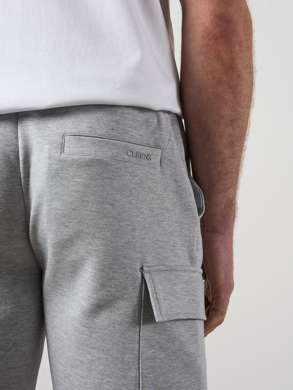 Tech Interlock Shorts Grey Heather