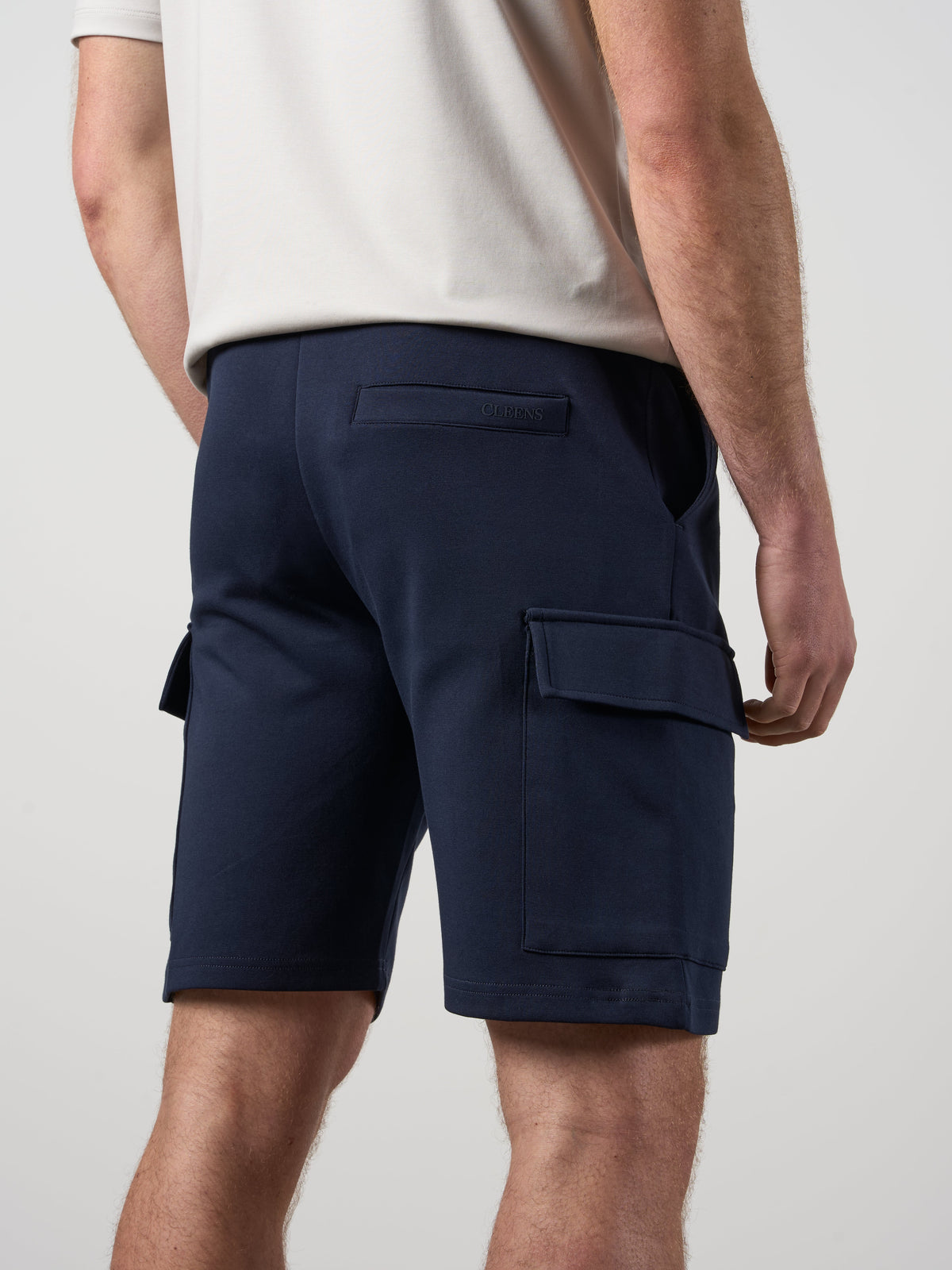 Tech Interlock Shorts Navy