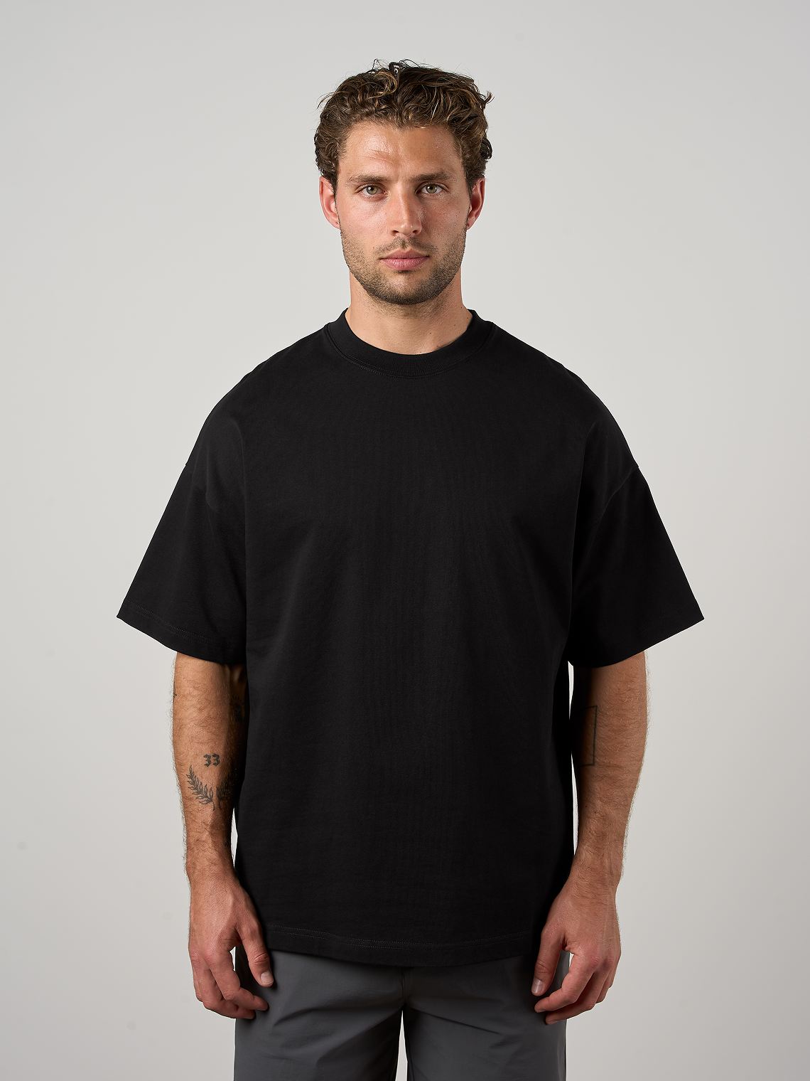 Relaxed Cotton T-Shirt Black