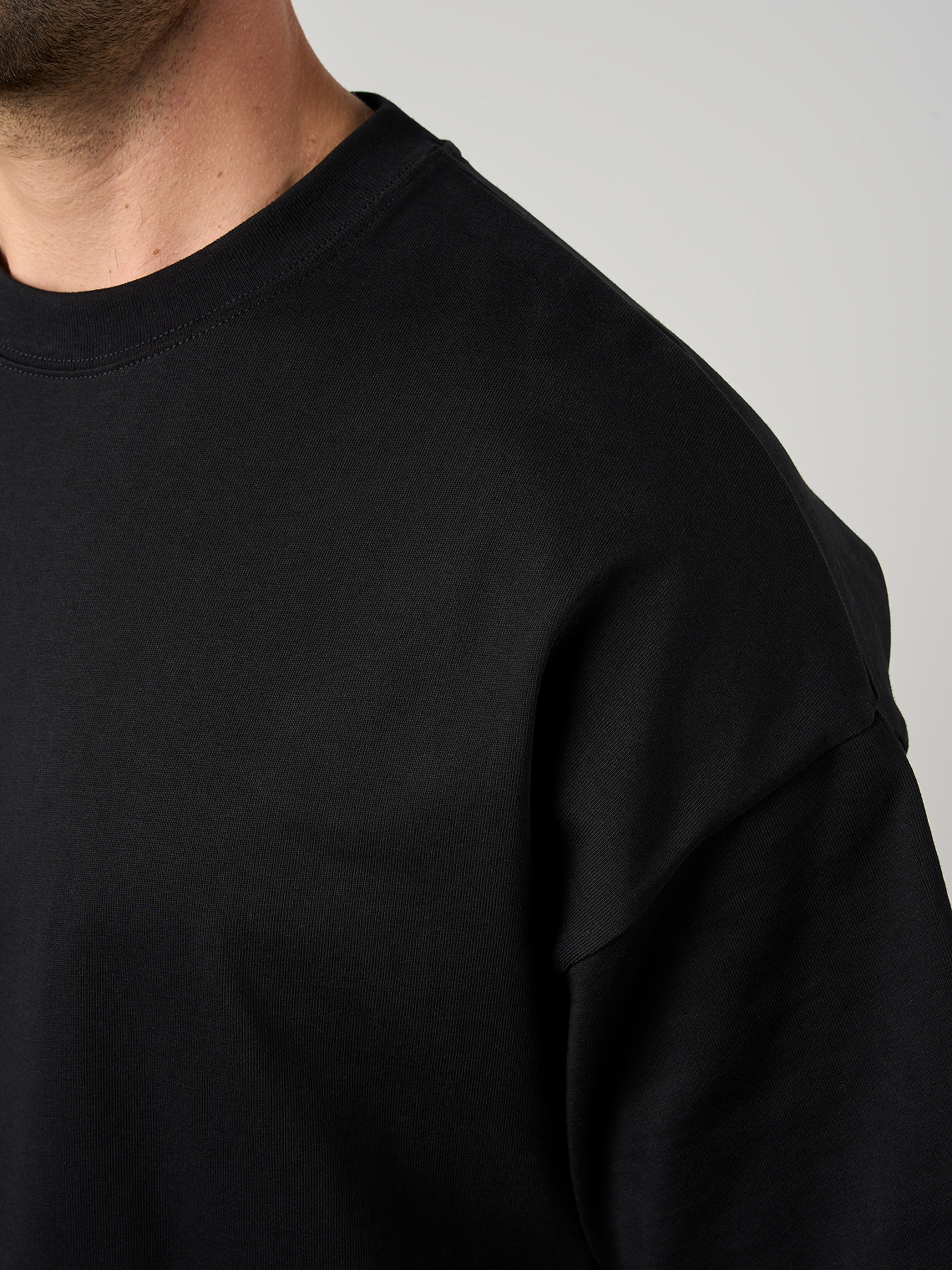 Relaxed Cotton T-Shirt Black