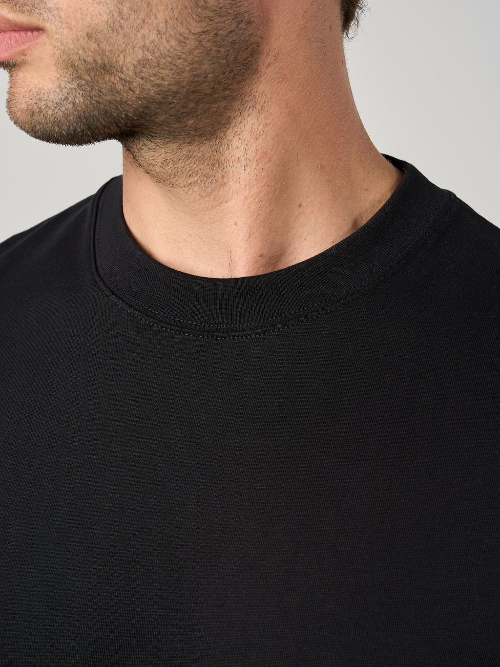 Relaxed Cotton T-Shirt Black