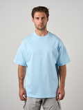 Relaxed Cotton T-Shirt Sky Blue