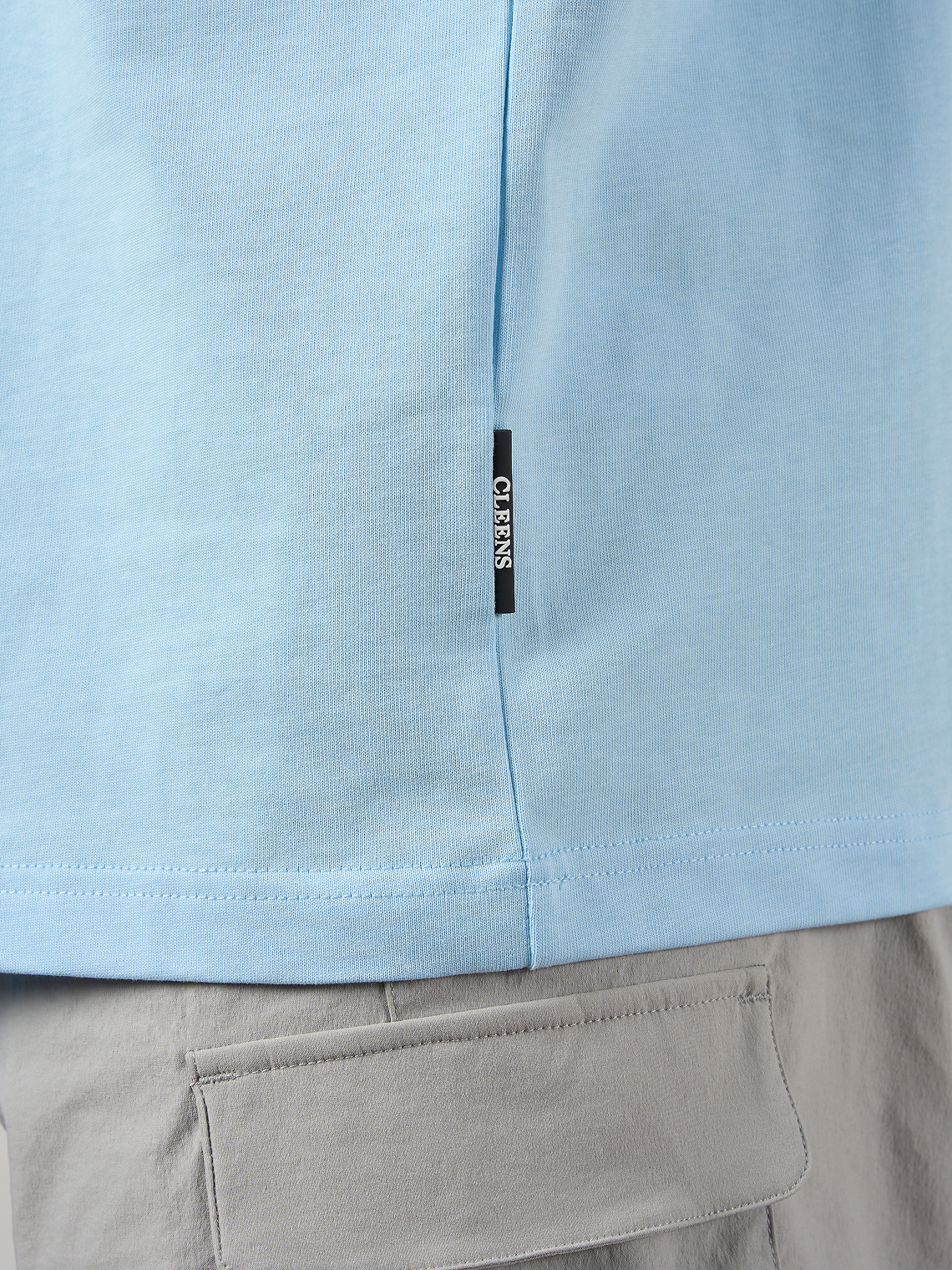 Relaxed Cotton T-Shirt Sky Blue