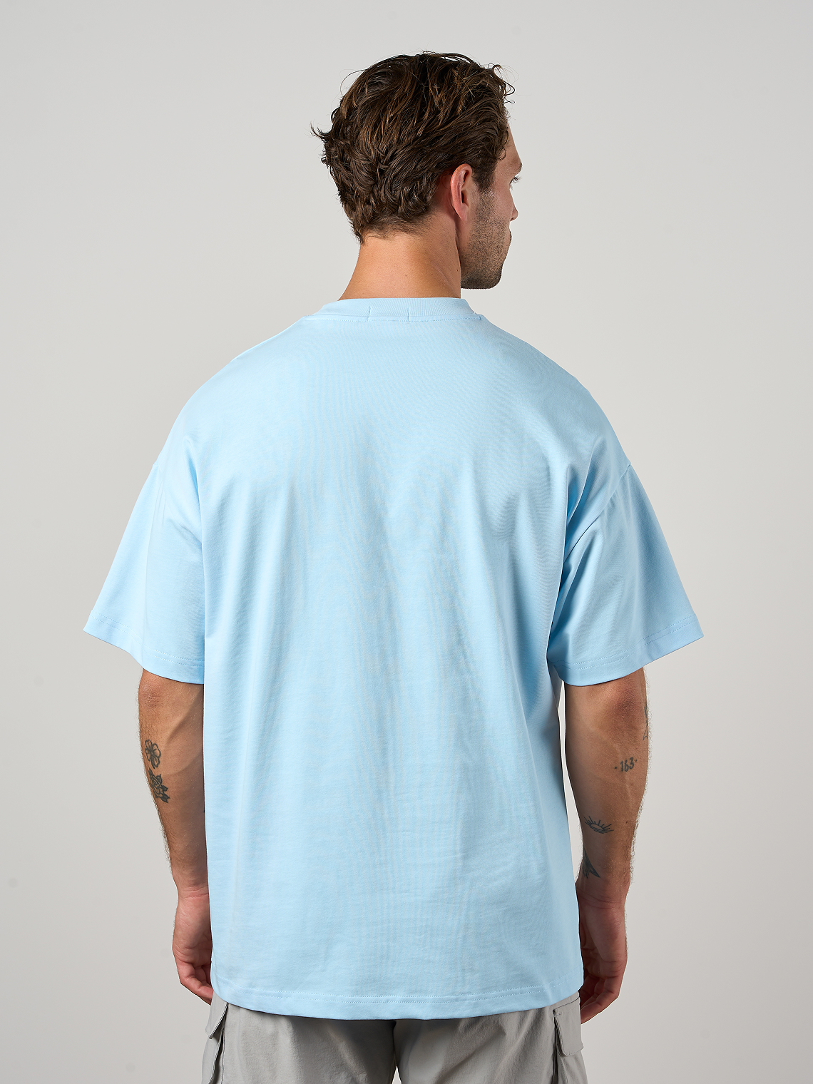 Relaxed Cotton T-Shirt Sky Blue