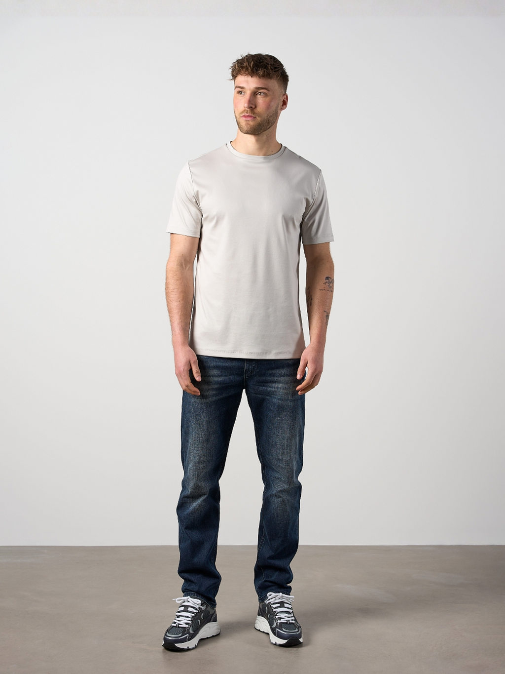 Straight Leg Denim Jeans Navy