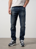 Straight Leg Denim Jeans Navy