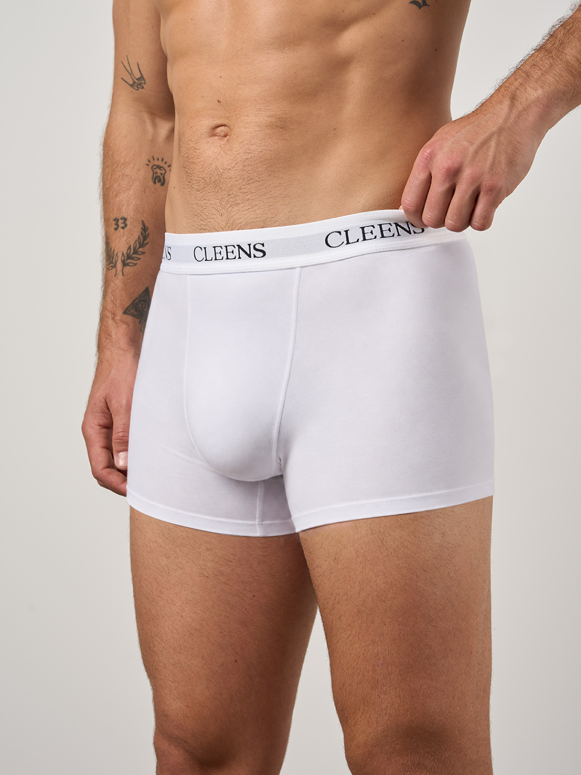 3 Pack Cotton Stretch Boxer Shorts White