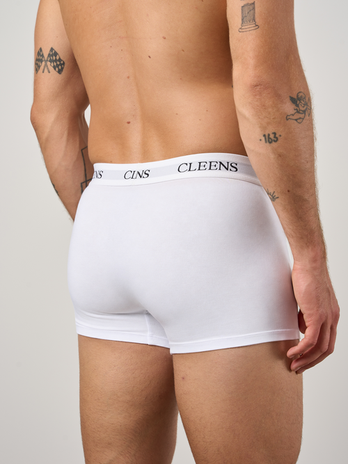 3 Pack Cotton Stretch Boxer Shorts White