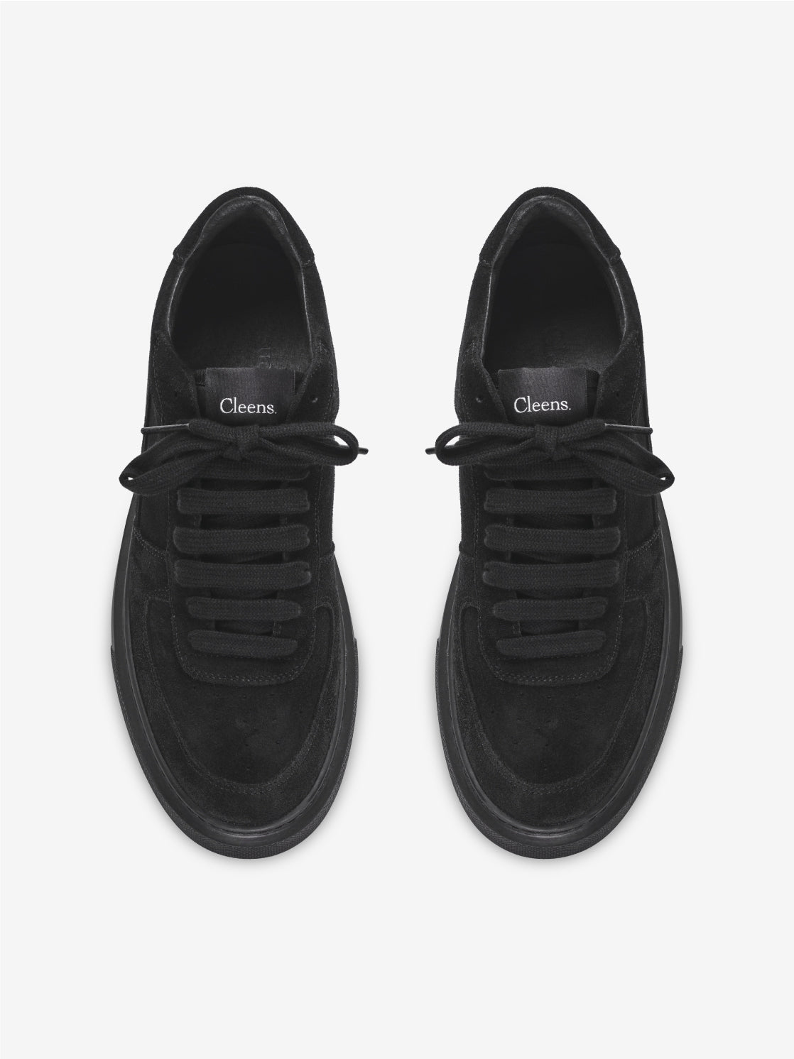 Court Trainer Triple Black Suede